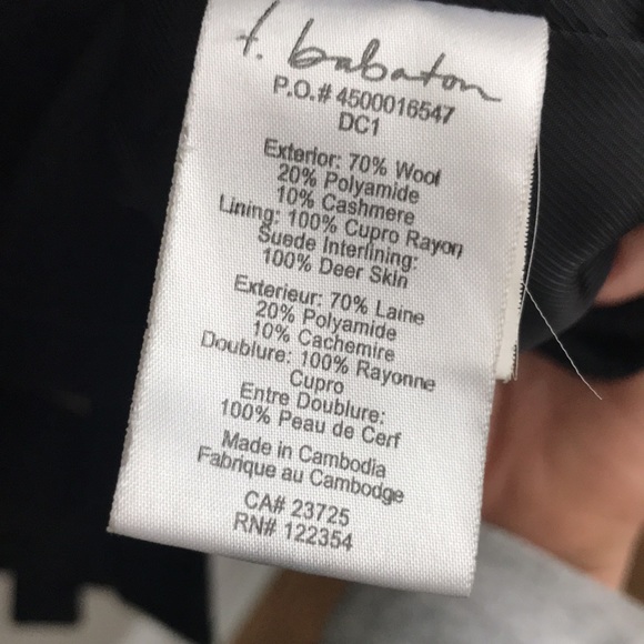 Aritzia Babaton Bromley Double Breasted Wool/Cashmere Coat - Picture 9 of 9